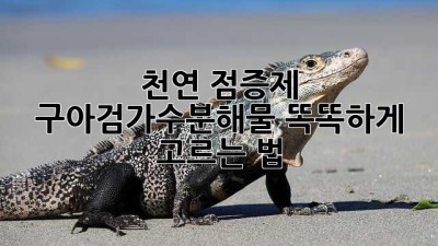 천연 점증제, 구아검가수분해물 똑똑하게 고르는 법 ✨